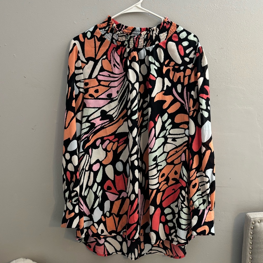 JODIFL Multicolored Long Sleeve Blouse